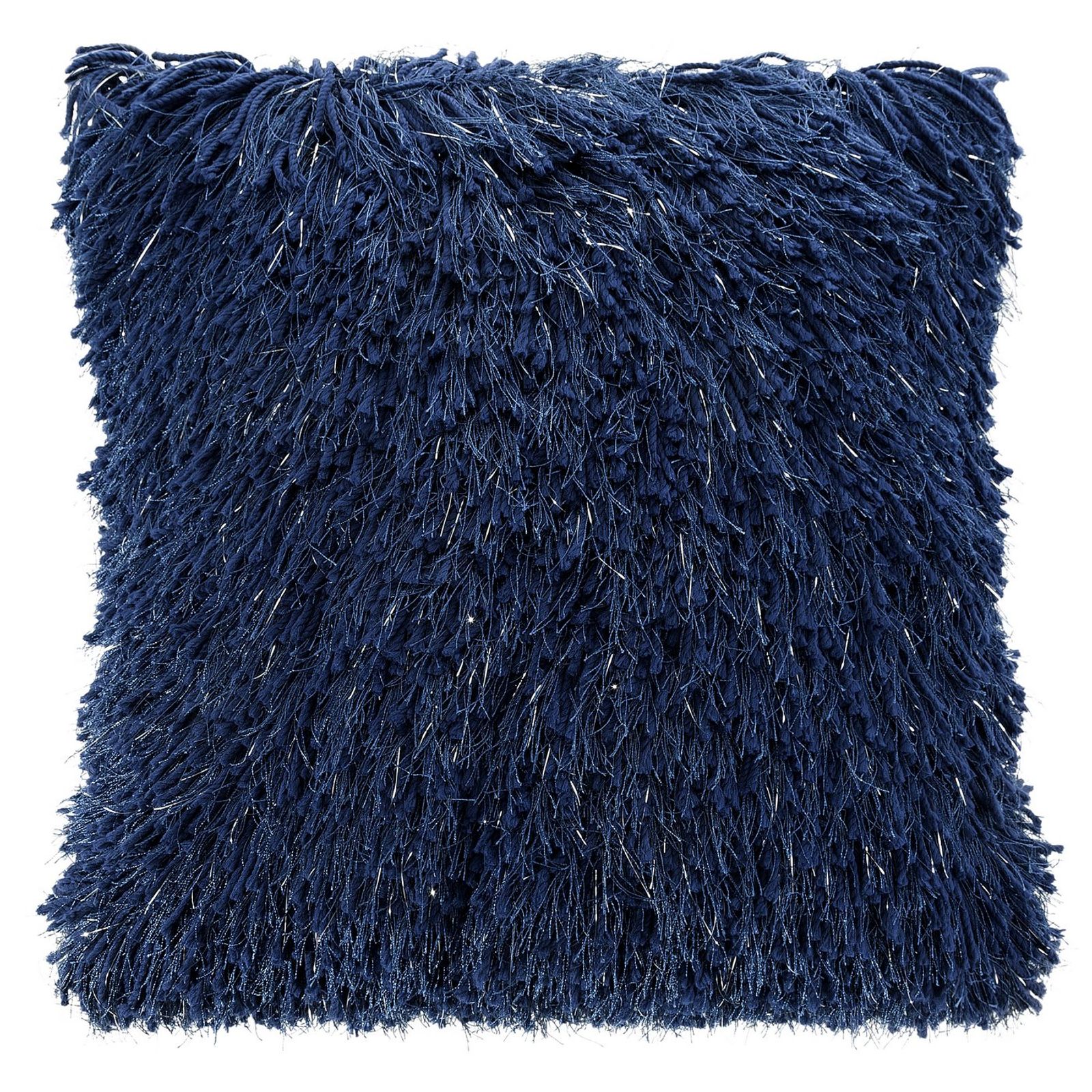 Fata de perna decorativa Eurofirany CELIA 40x40 Albastru inchis 2