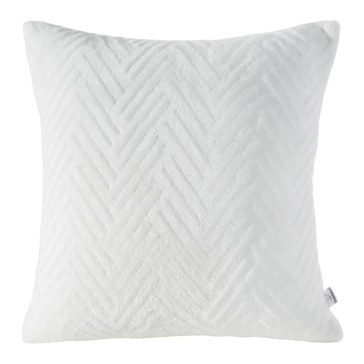 Fata de perna decorativa Design91 MERY1 40x40 Alb