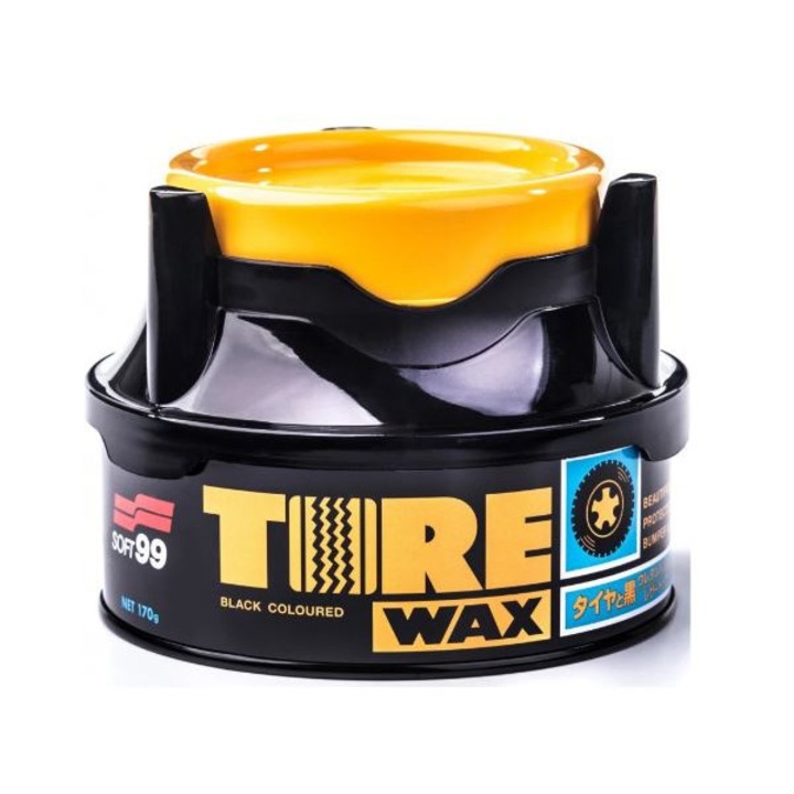 Твърда вакса за гуми с апликатор SOFT99 Tire Black Wax 170гр