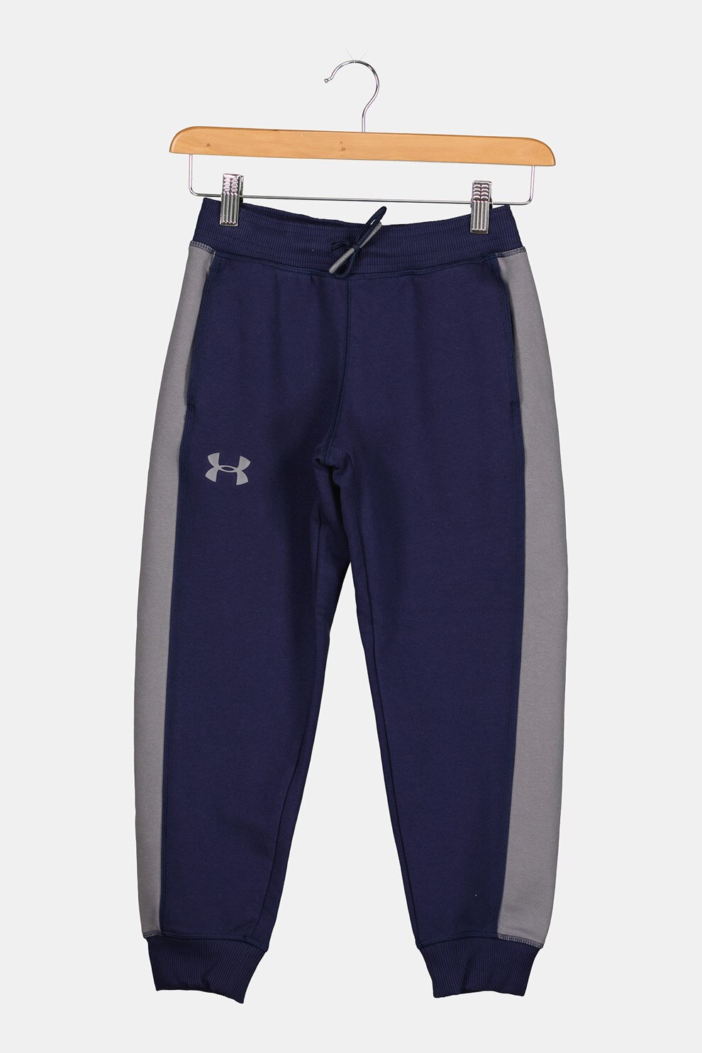 Under Armour, Pantaloni sport pentru antrenament Threadborne, Bleumarin/Gri inchis