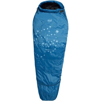 Sac de dormit Jack Wolfskin Grow Up Star pentru copii, Electric Blue Sac de dormit Jack Wolfskin Grow Up Star pentru copii, Electric Blue