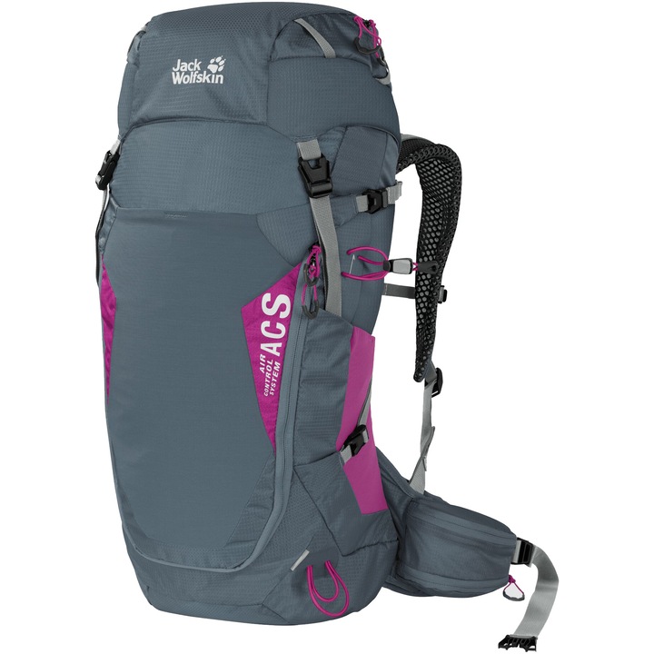 Rucsac drumetie Jack Wolfskin Crosstrail 30 St Unisex, Storm Grey, One size
