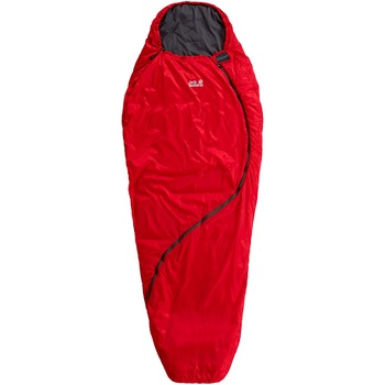 Sac de dormit Jack Wolfskin Smoozip +3 Women pentru femei, Red Fire, Left Sac de dormit Jack Wolfskin Smoozip +3 Women pentru femei, Red Fire, Left