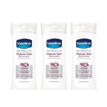 Pachet 3x Lotiune de corp Vaseline Mature Skin, 400 ml Pachet 3x Lotiune de corp Vaseline Mature Skin, 400 ml