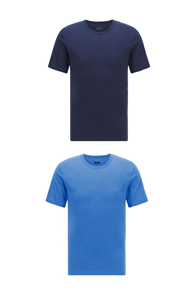 Set 2 tricouri barbati Hugo Boss, albastre, M eMAG.ro