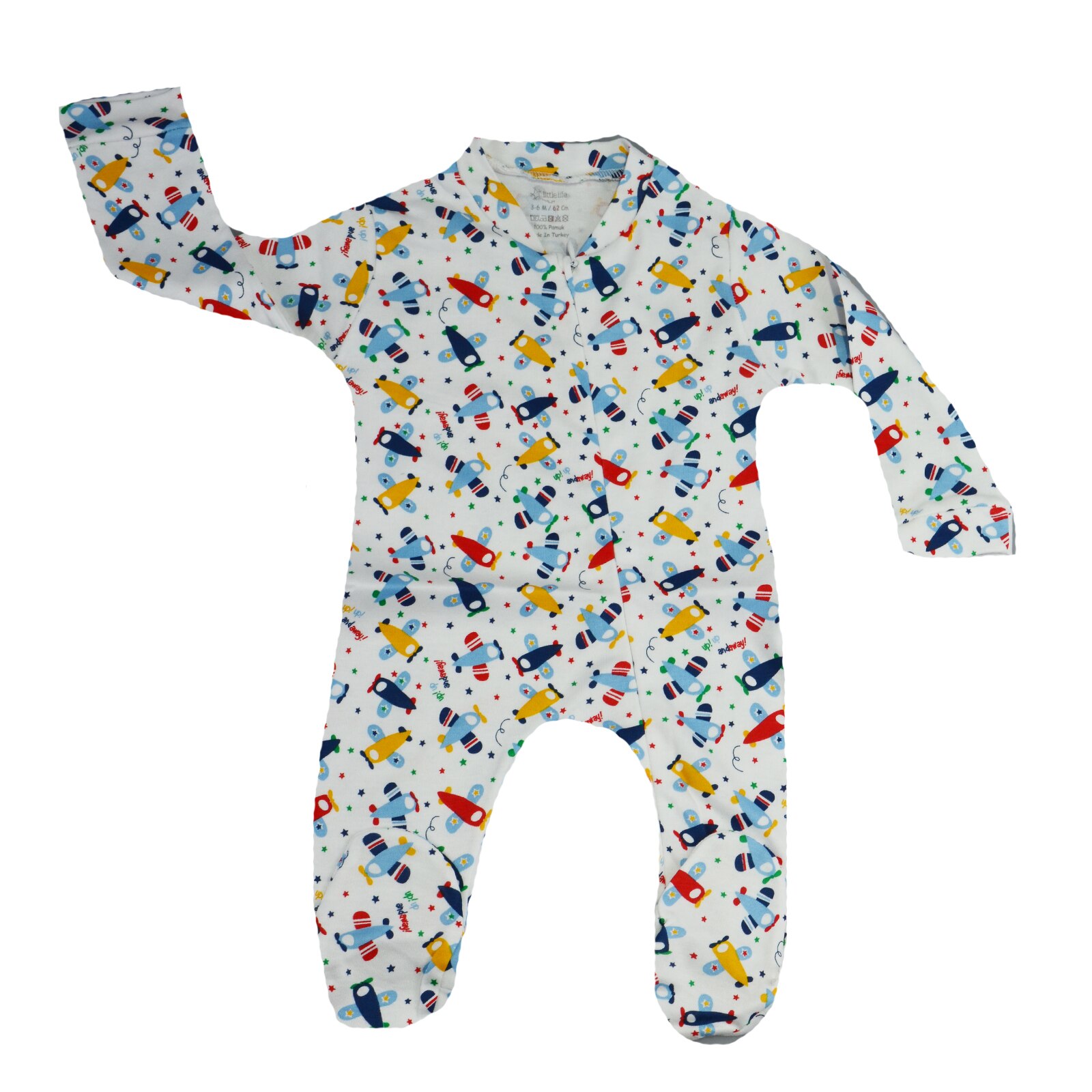 Salopeta cu maneca lunga pentru baieti Mini Junior BBW-41-56, Alb 58612