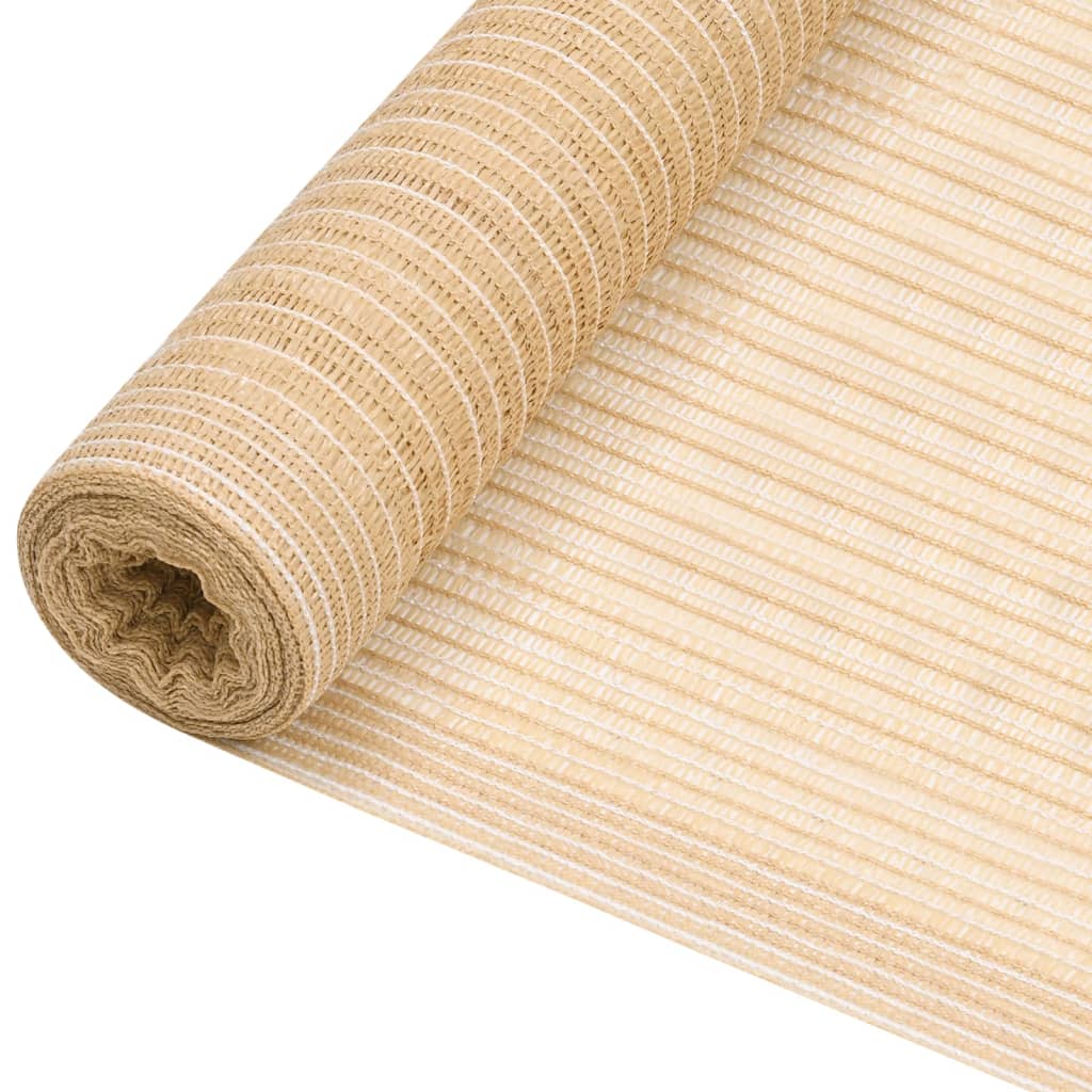 Plasa de protectie pentru intimitate cu densitate de 75 g/m² vidaXL, 1.2 x 50 m, Bej