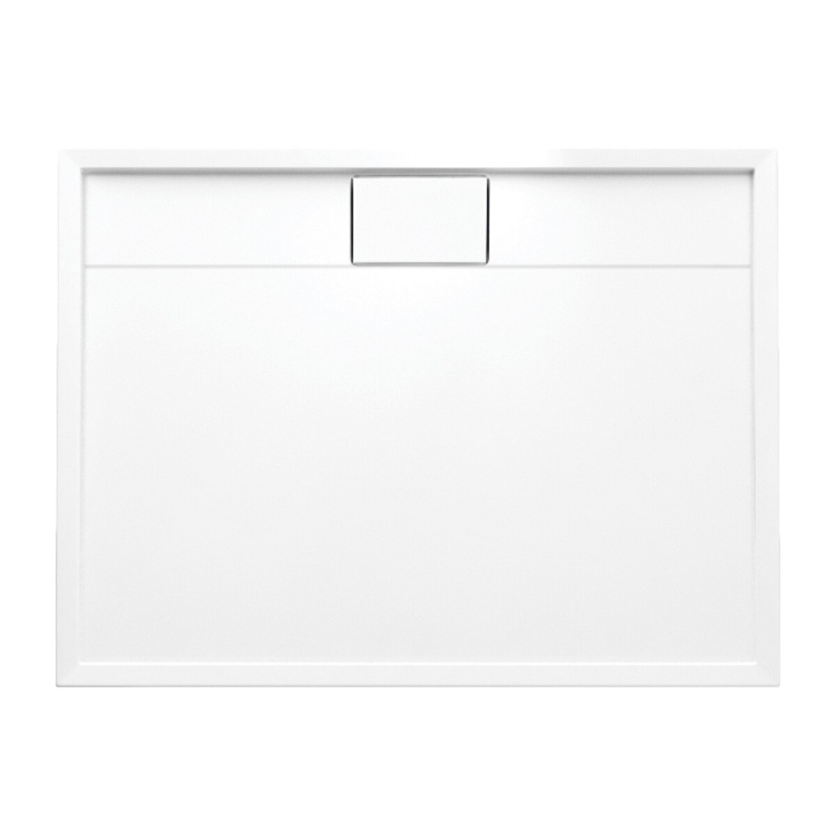 Cadita dus OMNIRES BROOKLIN, inaltime 5 cm, Alb lucios, acril sanitar, dimensiune 90 x 120