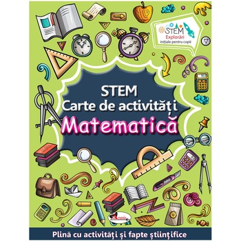 Stem carte de activitati matematica, Dreamland Publications Stem carte de activitati matematica, Dreamland Publications
