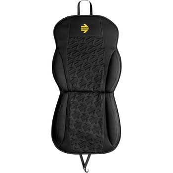 Husa scaun auto Momo Style, material textil, 106 cm x 53 cm , negru si logo cu efect 3D Husa scaun auto Momo Style, material textil, 106 cm x 53 cm , negru si logo cu efect 3D