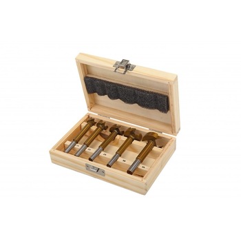 Set freze pentru lemn, HBM, 15- 35mm, 5 piese Set freze pentru lemn, HBM, 15- 35mm, 5 piese
