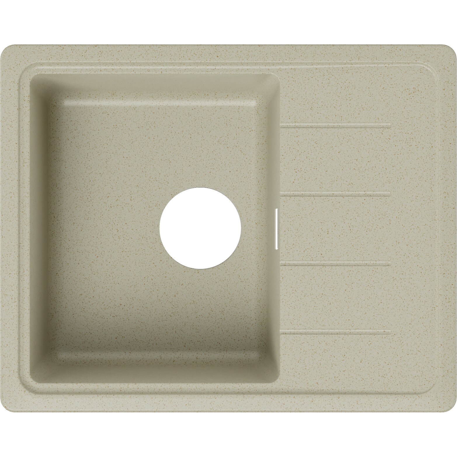 Chiuveta de Bucatarie Granit 62x50 cm, Kopenhaga 620 din Primagran, Bej