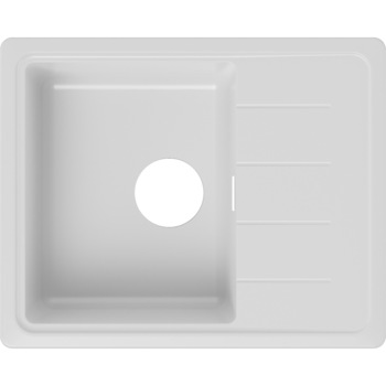 Chiuveta de Bucatarie Granit 62x50 cm, Kopenhaga 620 din Primagran, Alb Chiuveta de Bucatarie Granit 62x50 cm, Kopenhaga 620 din Primagran, Alb