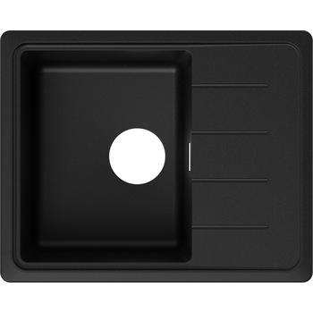 Chiuveta de Bucatarie Granit 62x50 cm, Kopenhaga 620 din Primagran, Negru Chiuveta de Bucatarie Granit 62x50 cm, Kopenhaga 620 din Primagran, Negru