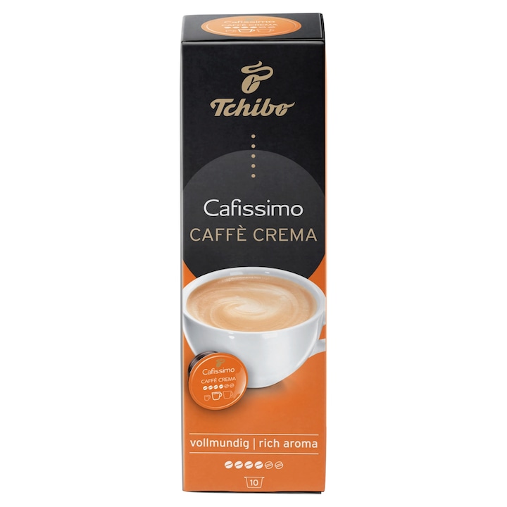 Tchibo Cafissimo Caffè Crema Rich Aroma kávékapszula, 10 db, 76 g