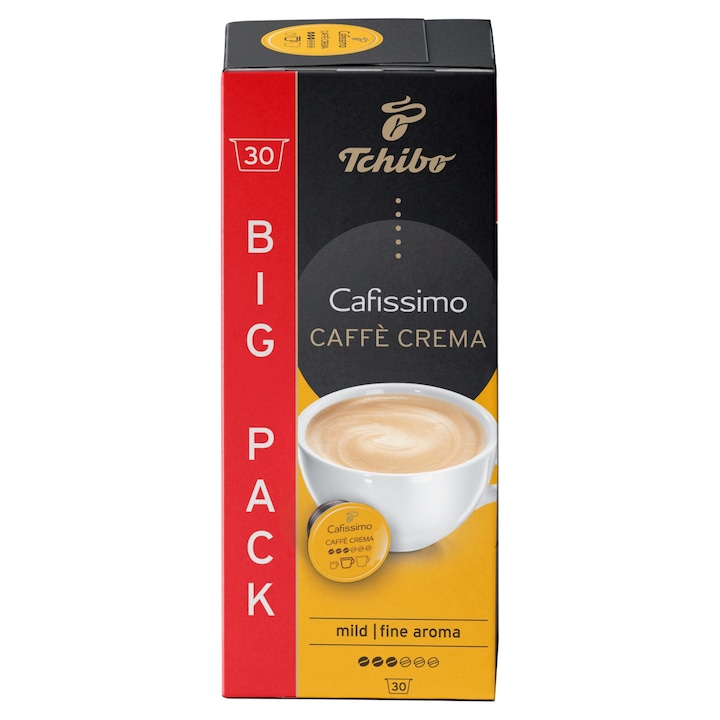 Tchibo Cafissimo Caffé Crema Fine Aroma kapszula, 30 db