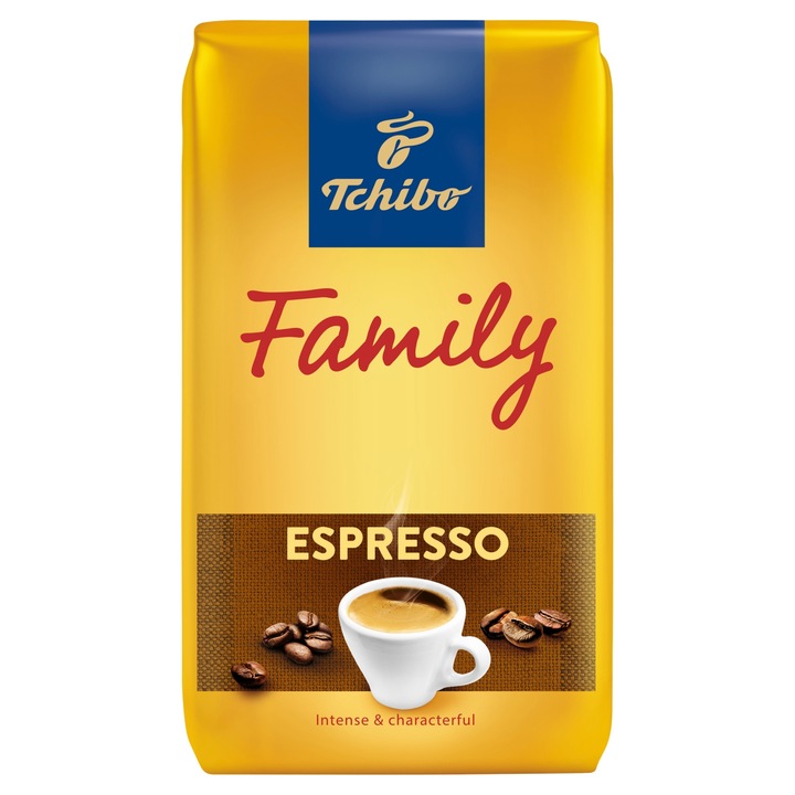 Tchibo Family Espresso szemes, pörkölt kávé, 1000 g