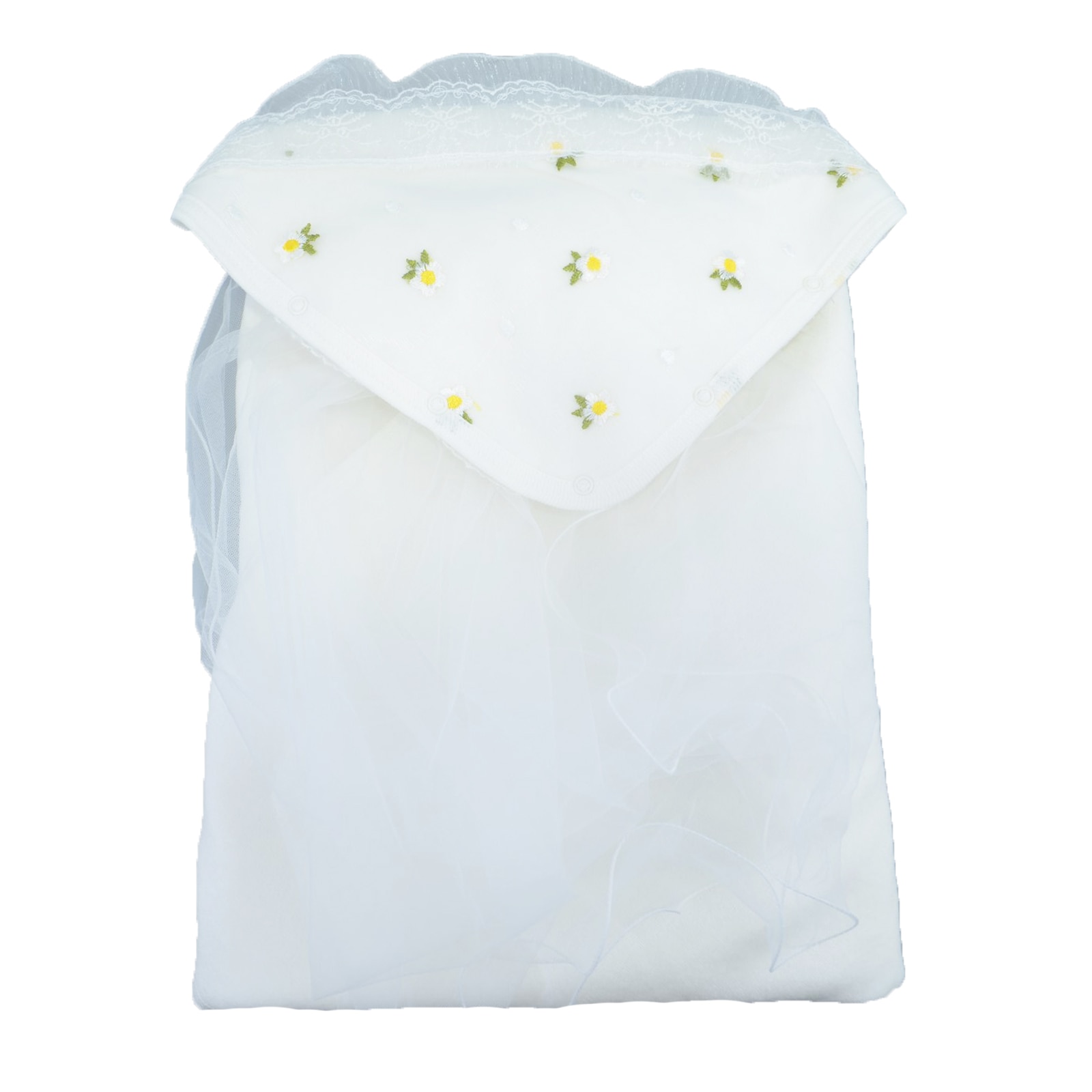 Port bebe elegant 85 x 80 cm Mini Junior PRR-19, Alb 0 luni+