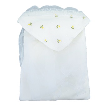 Port bebe elegant 85 x 80 cm Mini Junior PRR-19, Alb 0 luni+ Port bebe elegant 85 x 80 cm Mini Junior PRR-19, Alb 0 luni+