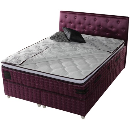 Saltea ortopedica Elite Night Modella, 180x200x32 cm, cu arcuri individuale, husa tricot detasabila, cu proprietati antibacteriene, fermitate medie