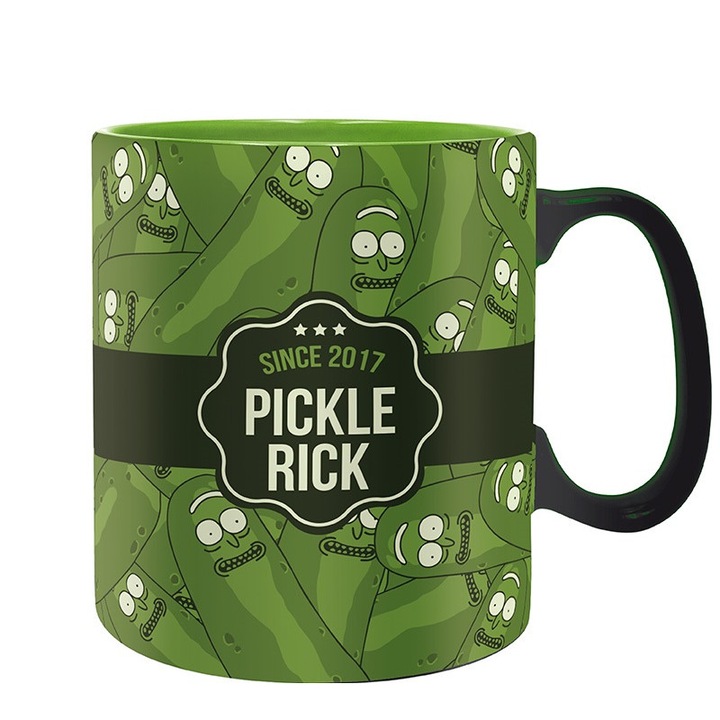 RICK AND MORTY - Bögre - 460 ml - Pickle Rick x2