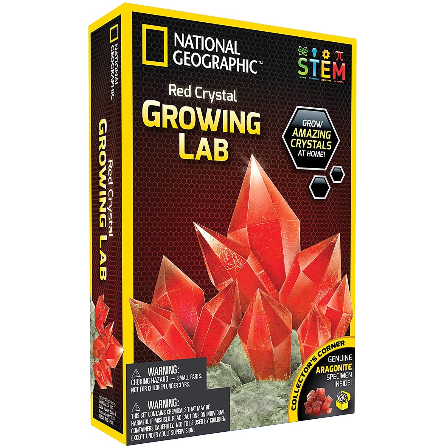 Joc pentru formare cristal rosu, National Geographic - Growing Lab