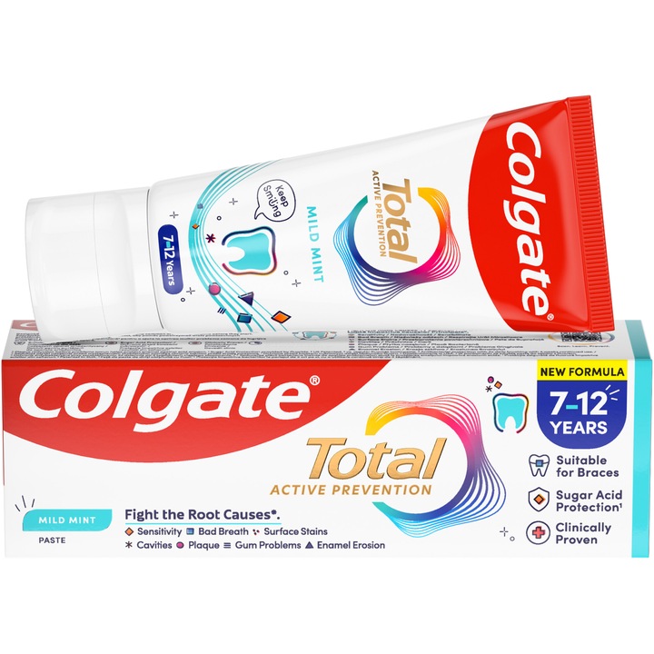 Паста за зъби Colgate Total Junior, 50 мл
