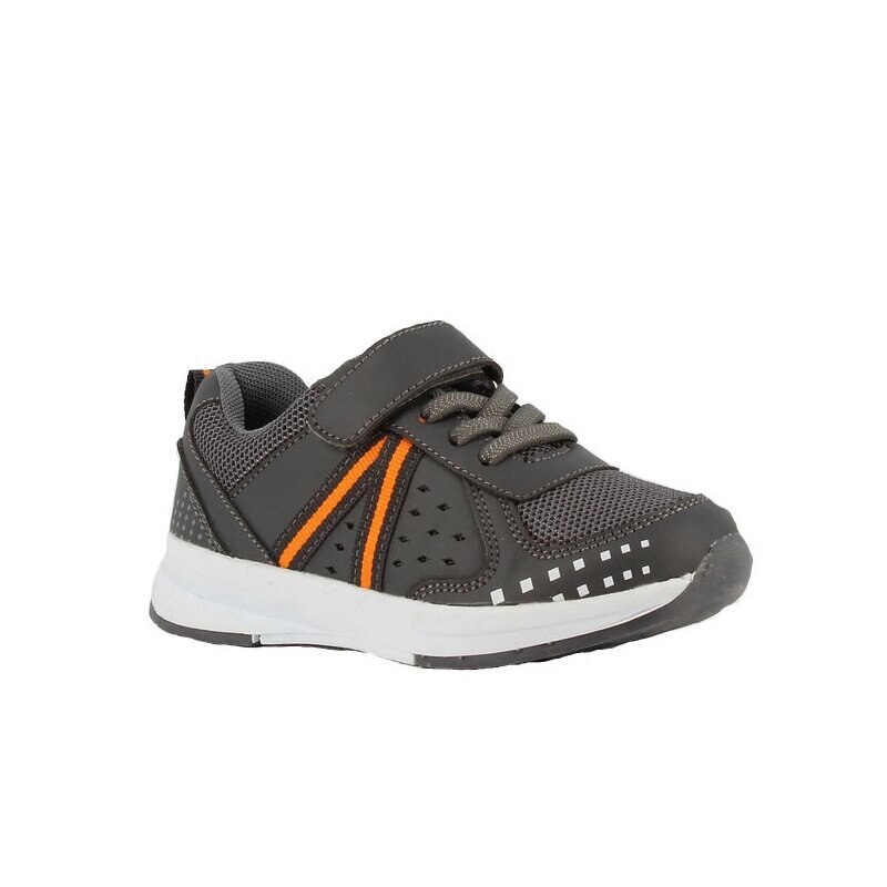 Incaltaminte sport, gri cu dungi portocalii