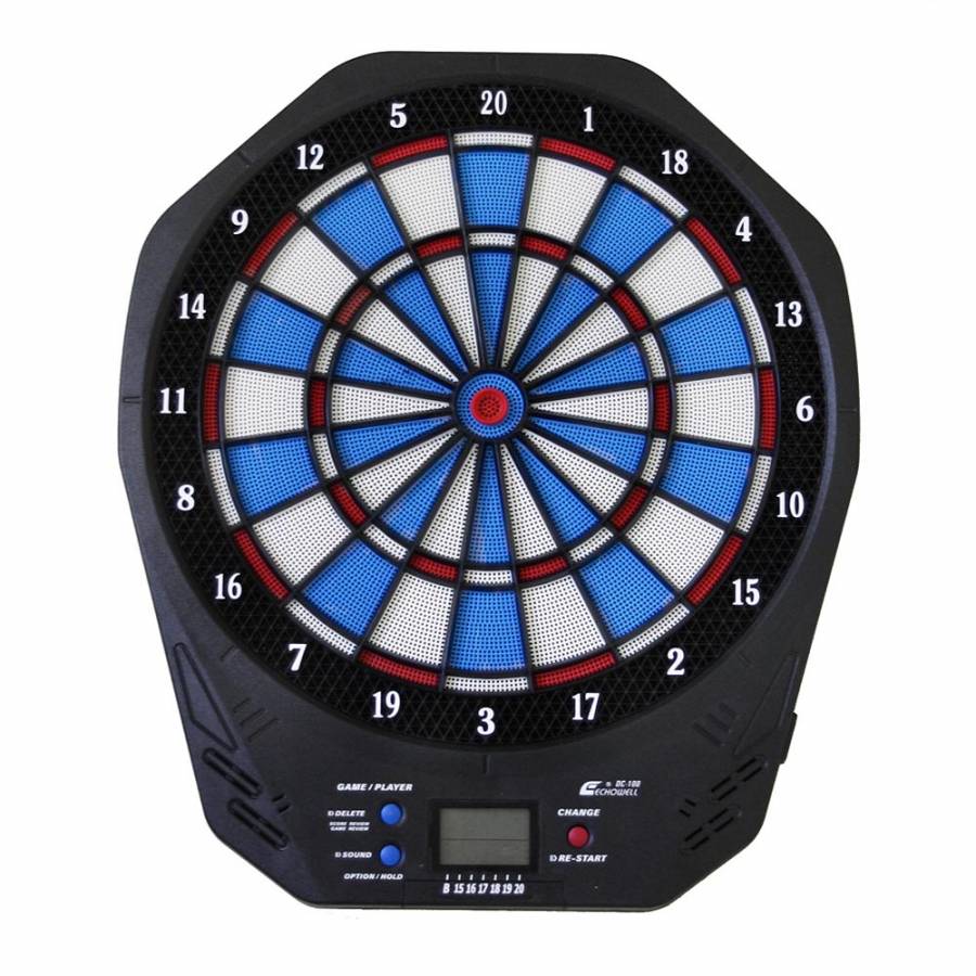 Set darts electronic cu display, ECHOWELL DC 100, cu efecte sonore, pentru 1-8 jucatori