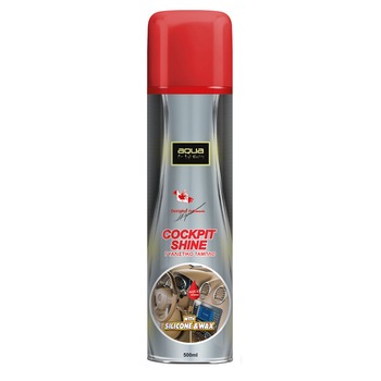 Spray pentru intretinere bord Aqua Cockpit Shine, cu silicon si ceara, 500ml Spray pentru intretinere bord Aqua Cockpit Shine, cu silicon si ceara, 500ml