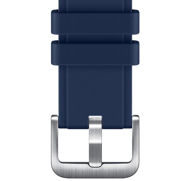 Curea smartwatch Samsung Ridge Sport Band pentru Galaxy Watch 4 / 4 Classic (20mm, S/M), Albastru Navy