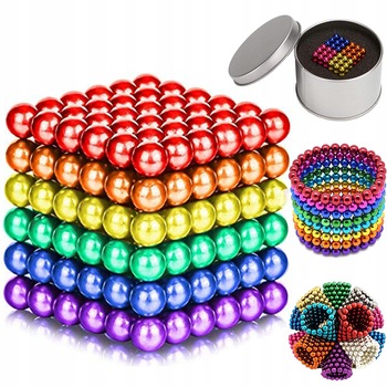 Neocube, Bile magnetice, 216 Piese, 5 mm, Multicolor Neocube, Bile magnetice, 216 Piese, 5 mm, Multicolor