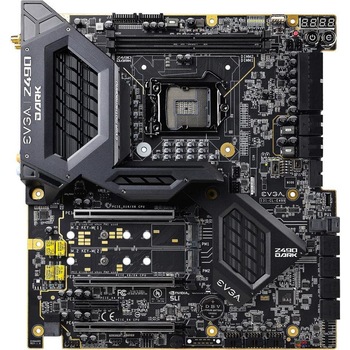 Placa de baza EVGA Z490 Dark K|NGP|N 131-CL-E499-KP, ATX extins, DDR4 Placa de baza EVGA Z490 Dark K|NGP|N 131-CL-E499-KP, ATX extins, DDR4