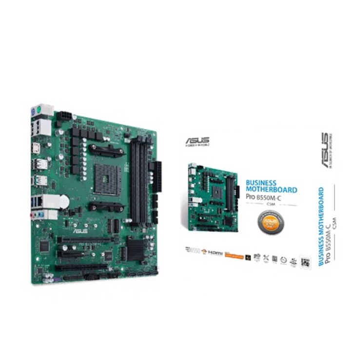 Дънна платка ASUS PRO B550M-C/CSM 90MB15Q0-M0EAYC EoL