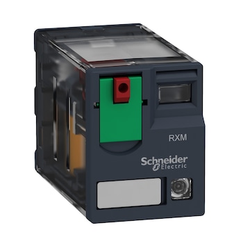 Releu conectabil miniatura - Zelio Rxm, 4 C/O, 24 V C.A., 6 A, cu led, RXM4AB2B7, Schneider Electric Releu conectabil miniatura - Zelio Rxm, 4 C/O, 24 V C.A., 6 A, cu led, RXM4AB2B7, Schneider Electric