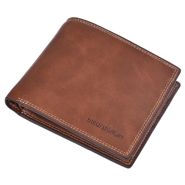 Portofel barbati, SWORDSMAN, Maro