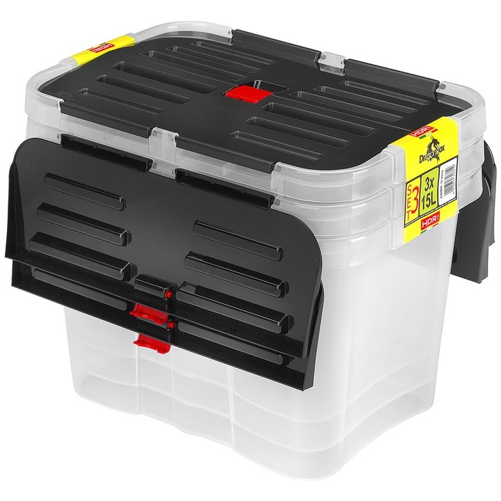 Heidrun Dragon Box Cutie depozitare Set 3 x 15L 37,5x25,5x25cm Special Edition