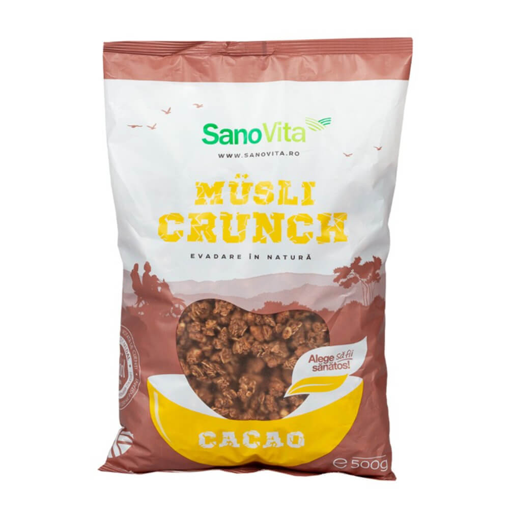 Musli Crunch cu Cacao Sano Vita 500g
