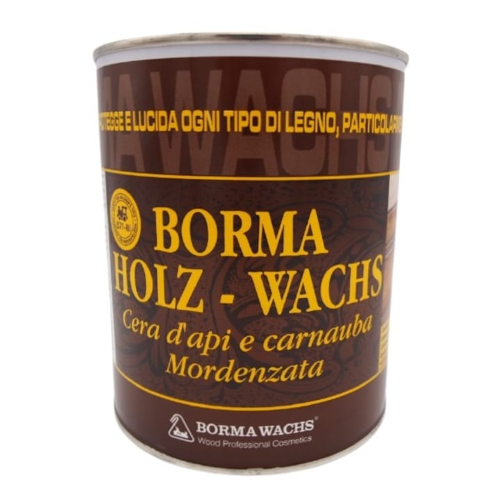 Ceara de albine solida, Borma Wachs, Holz - Wachs, transparenta, 1 L