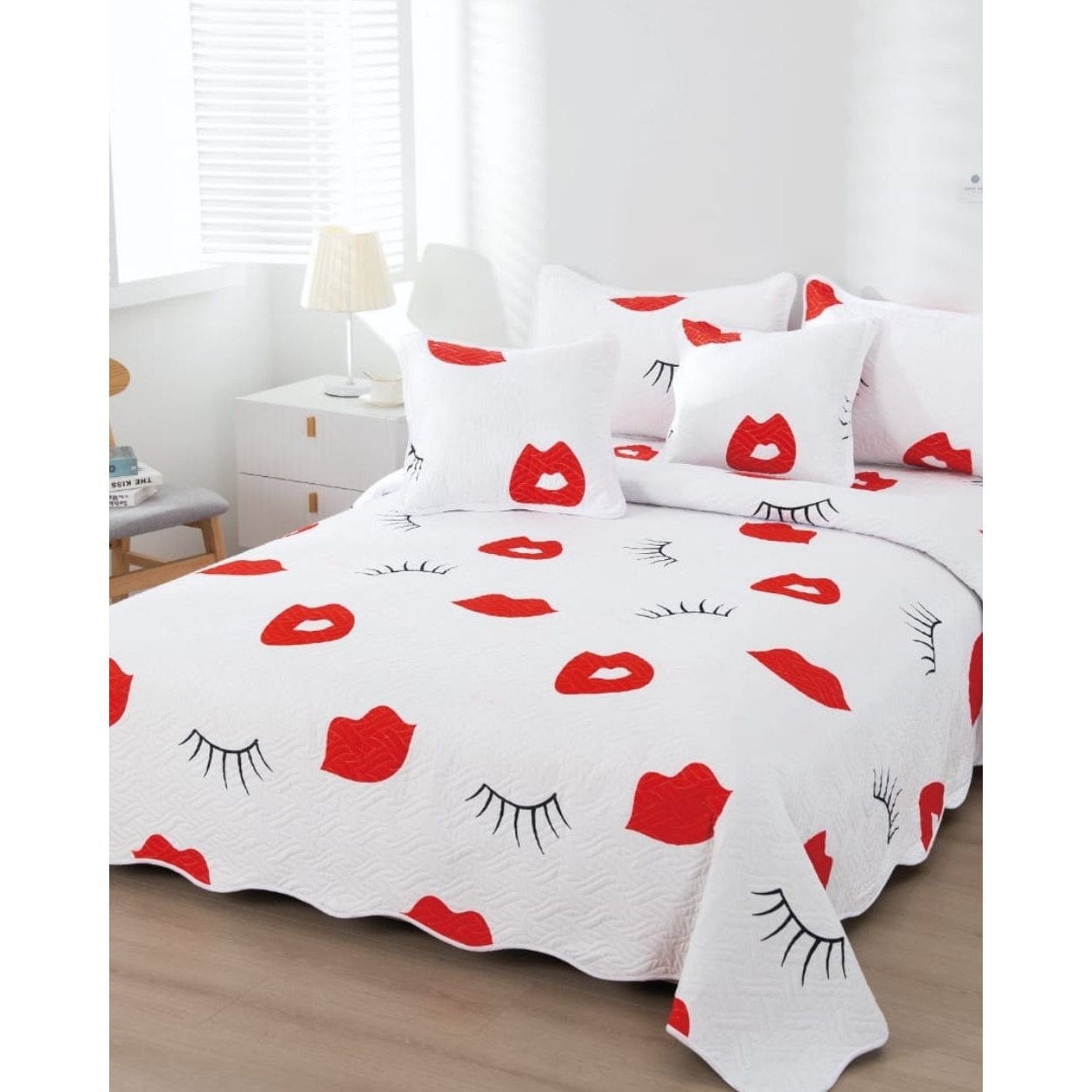 Cuvertura de Pat cu 2 Fete, 5 Piese, Bumbac Finet, CVP5-31