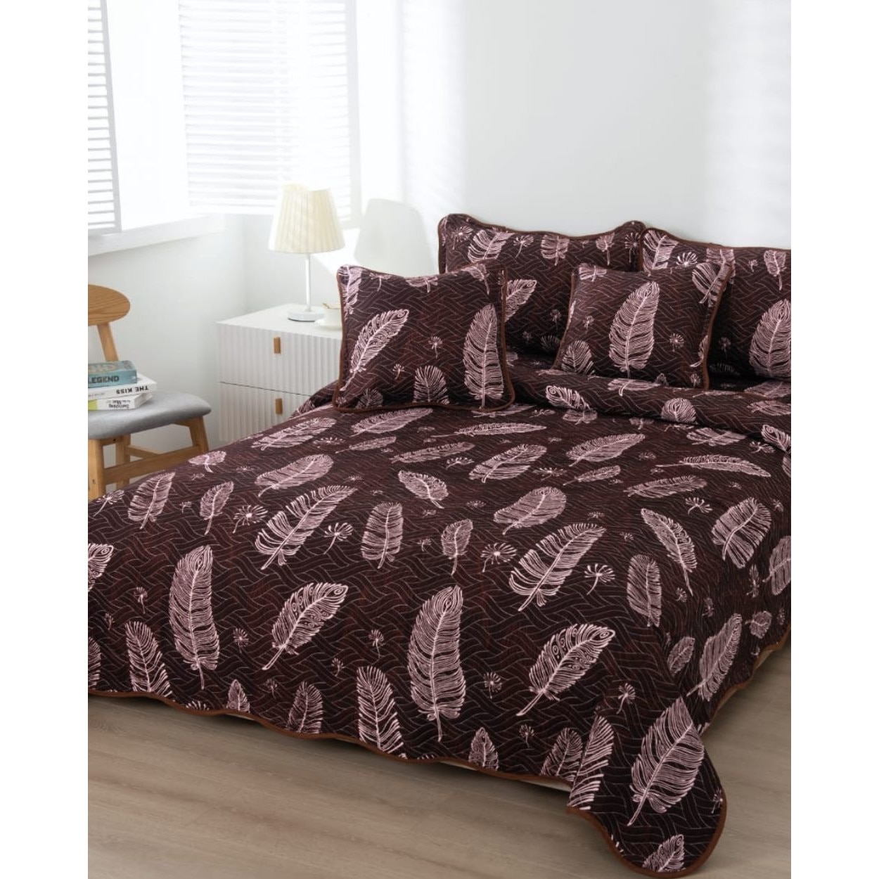 Cuvertura de Pat cu 2 Fete, 5 Piese, Bumbac Finet, CVP5-21