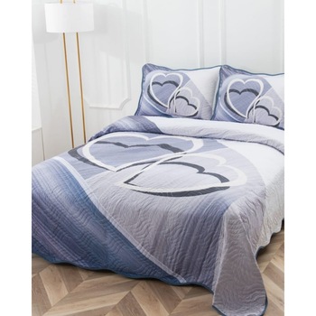 Cuvertura de Pat cu 2 Fete, 3 Piese, Bumbac Finet, CVP3-04 Cuvertura de Pat cu 2 Fete, 3 Piese, Bumbac Finet, CVP3-04