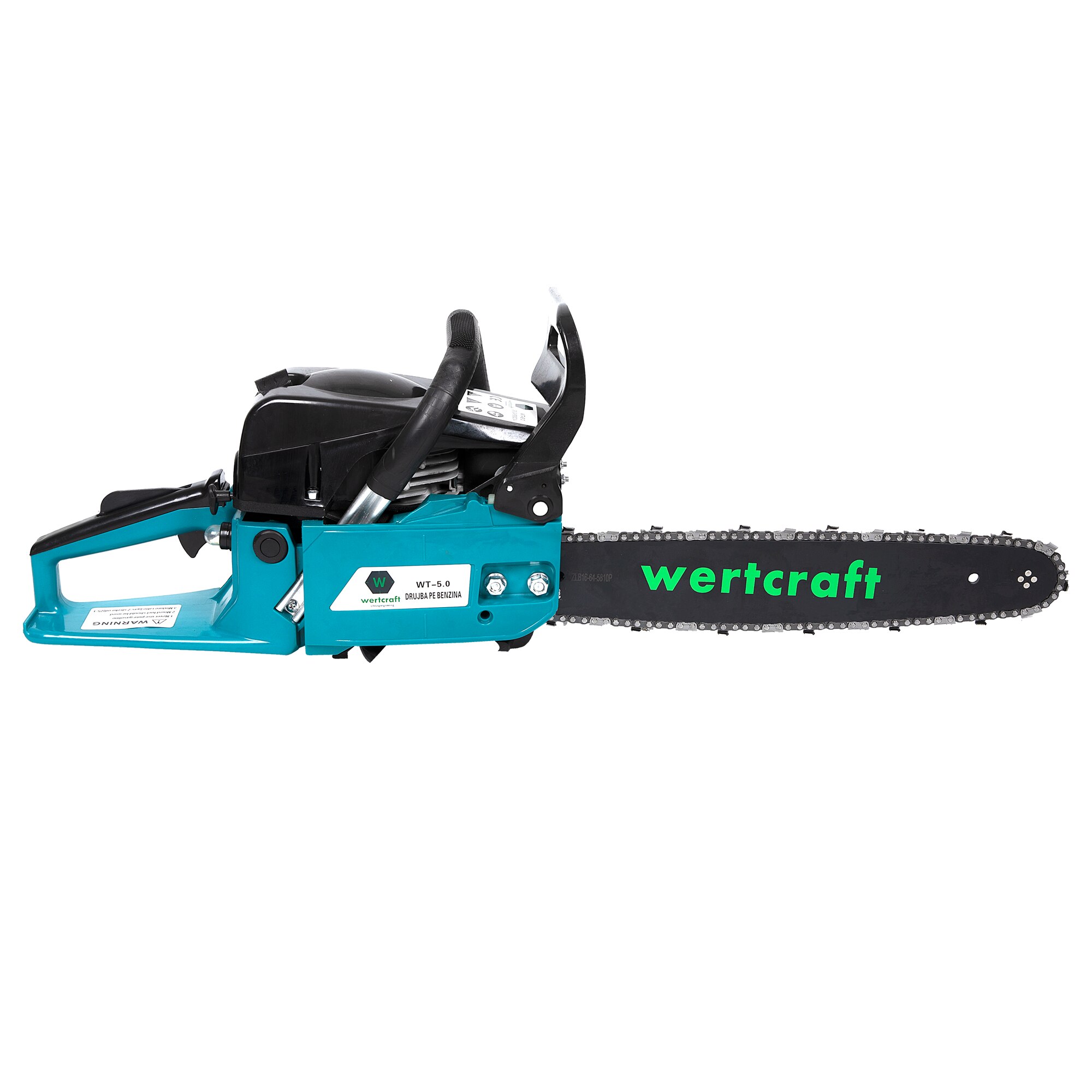Drujba pe benzina Wertcraft WRT-5.0, 5 Cp, 52 cmc, lama 40 cm