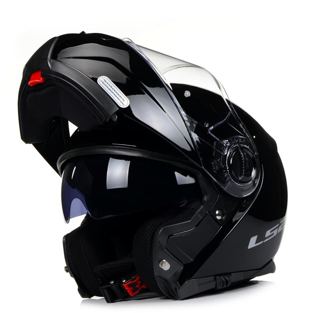 Casca moto, LS2, FF325, Protectie UV, ABS, Negru, S (55-56cm)