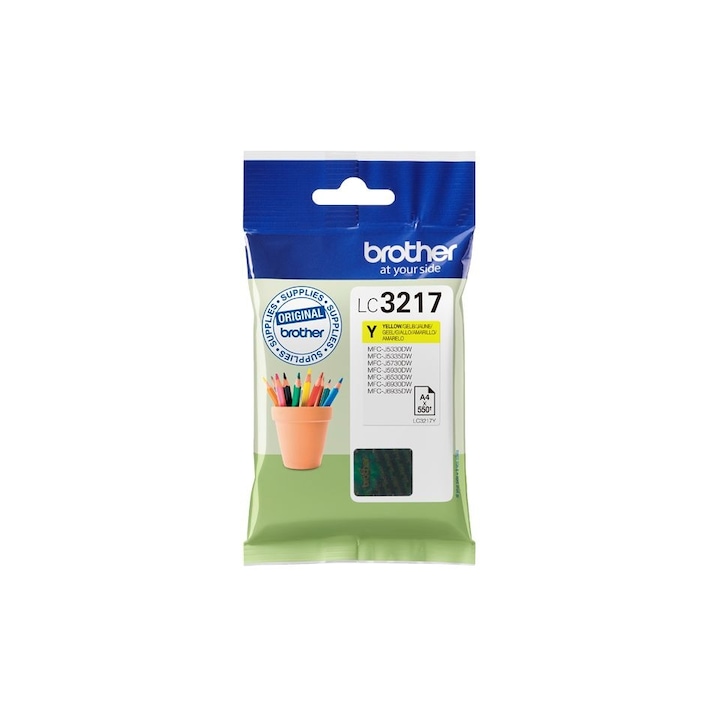 Cartus de cerneala, GP Toner, Compatibil cu Brother LC123 DCP-J132w J152w J552dw MFC-J4410dw 4510dw, Cyan