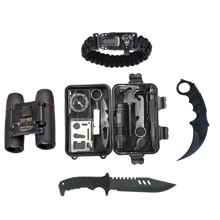 Комплект за оцеляване Predator SKS16, многофункционален 16 в 1