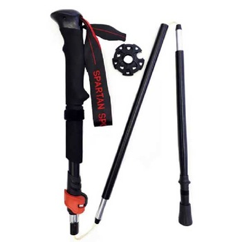 Bat de trekking, Spartan, 36 - 130 cm, pliabil, aluminiu, sistem de blocare rapida Bat de trekking, Spartan, 36 - 130 cm, pliabil, aluminiu, sistem de blocare rapida