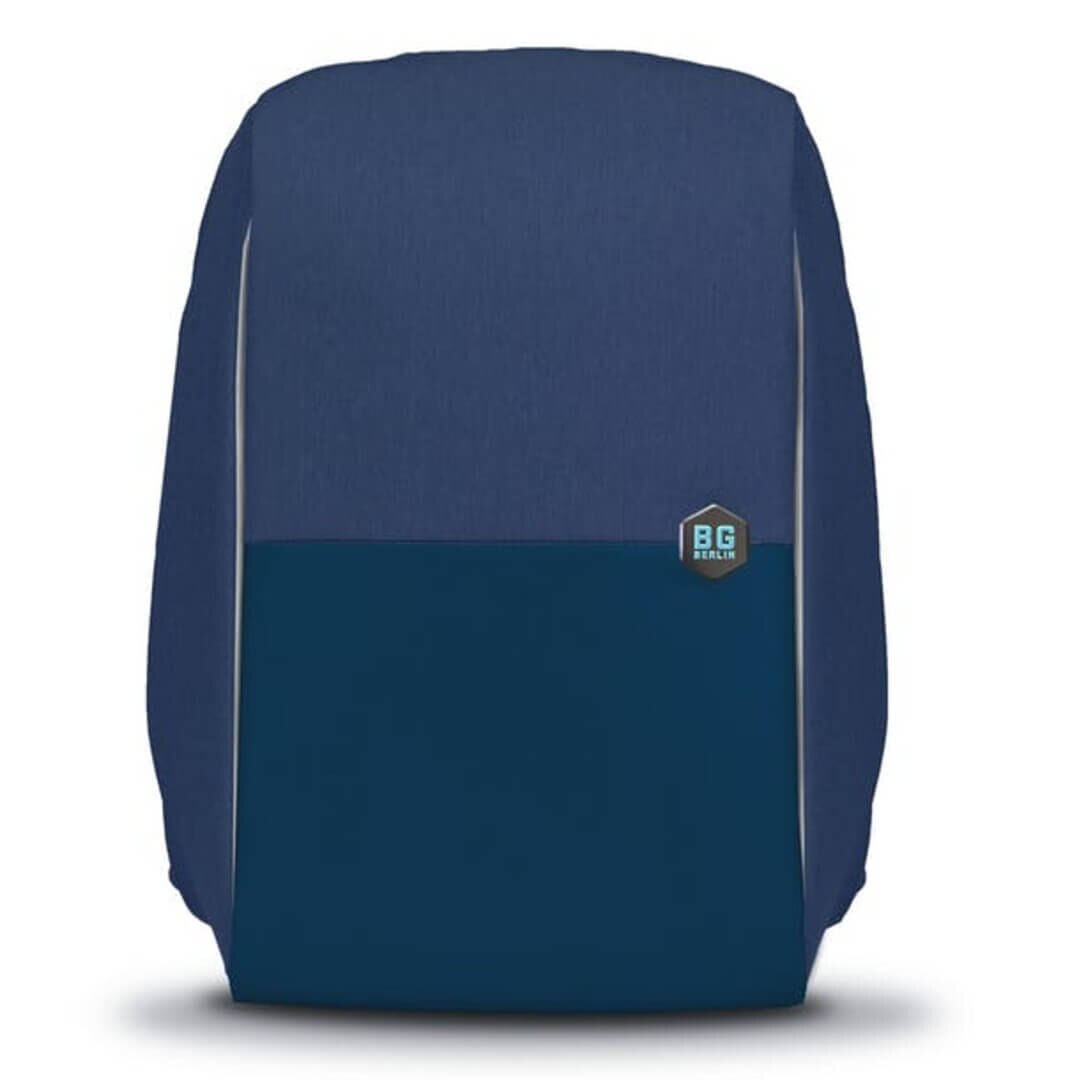 Rucsac Laptop Antifurt BG Berlin,17.3 inch, albastru cu port USB, impermeabil, capacitate mare, smart, ergnomic