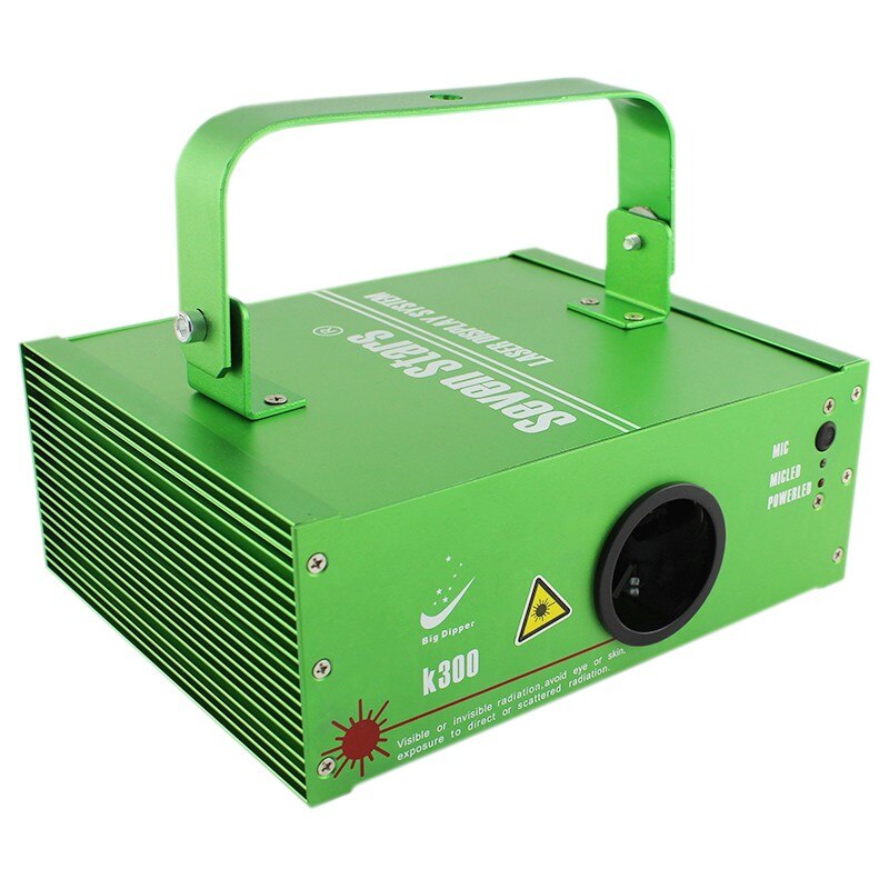 Proiector laser 100 mW, Funny Fashion, pentru petreceri, lumina rosie, senzor sunet