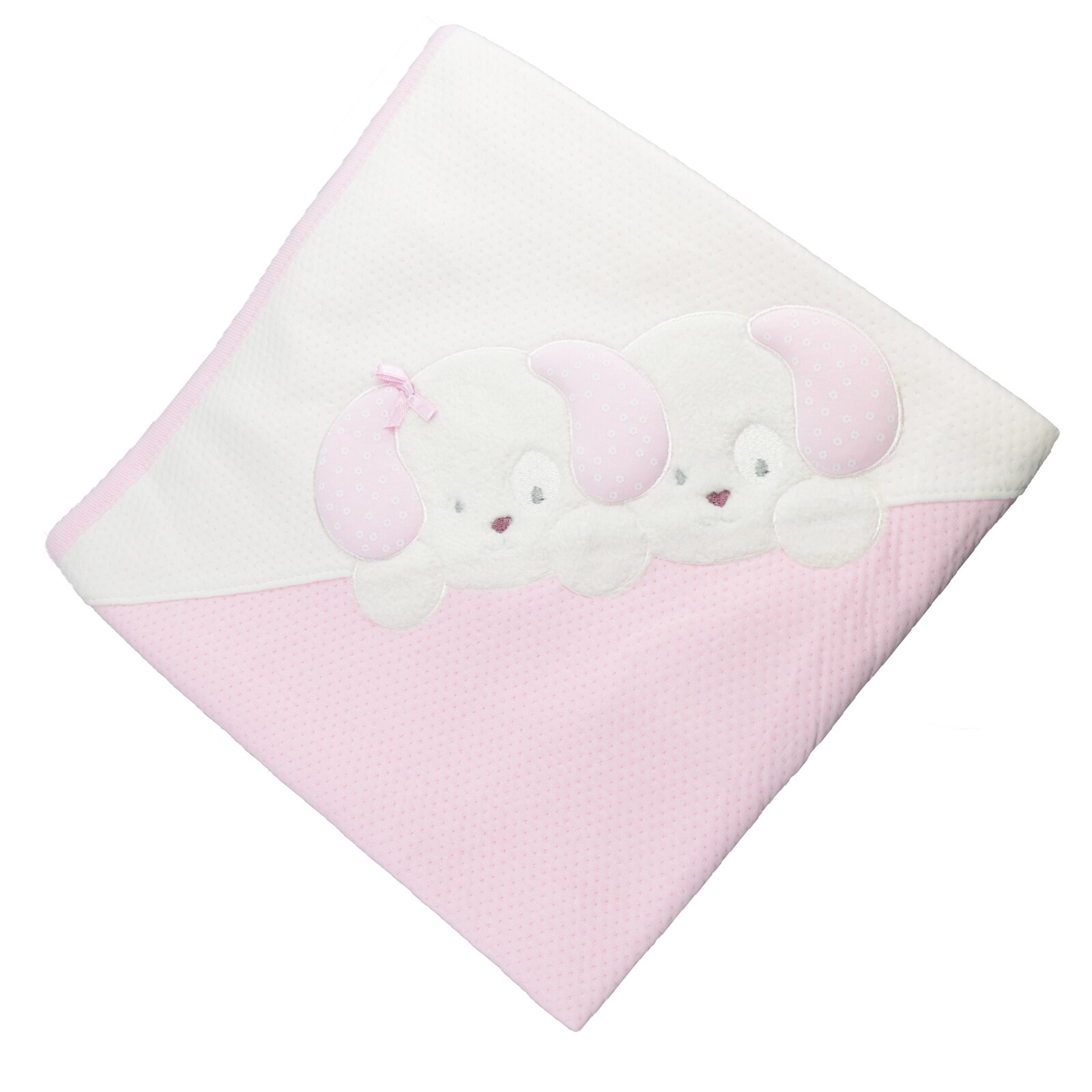 Pled 90 x 90 cm pentru fete Mini Junior BBW-22, Roz